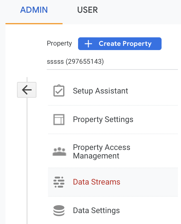 Google Analytics Data Streams